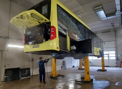 Saisonelle Wartungsarbeiten an unseren Bussen